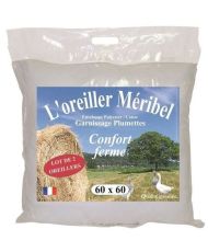 2 MERIBEL Plumettes-Kissen 60 x 60 cm