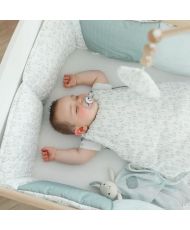  Adaptable bed bumper 30 x 180 cm - Mixed - Green