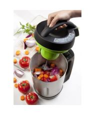 DOMO Suppenterrine – schwarz – 1,6 l DO498BL – 1000 Watt