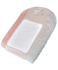 Matelas a  langer avec housse Lapinou - Rose - 50 x 75 cm