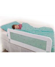Barrière de lit large PHoeNIX - Pliable et portable - 110 x 45,5 cm - Blanche