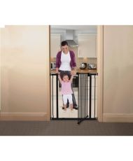 Barrière de sécurité Haute LIBERTY - Par pression - 75/81 x 93 cm - Noire