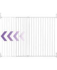 Cancello di sicurezza Broadway Gro-Gate Extra-Wide ed Extra-Large (per 76 - 134 cm), Bianco