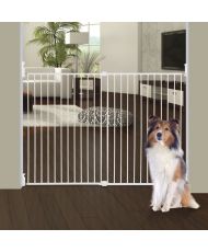 Cancello di sicurezza Broadway Gro-Gate Extra-Wide ed Extra-Large (per 76 - 134 cm), Bianco