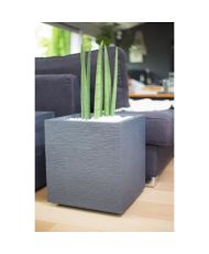 Quadratischer Topf Graphit - 39 x 39 x 43 cm - 31 L - Anthrazitgrau