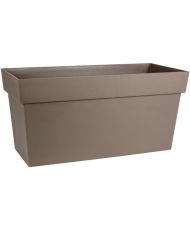 Muret avec roulettes - 79 x 35 x 39 cm - 74 L - Taupe