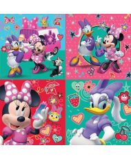 4 puzzle progressivi - EDUCA - Valigetta Puzzle Progressivi Minnie & The Happy Helpers