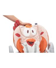 CHICCO Polly 2 Hochstuhl – 4 Räder, schickes Huhn