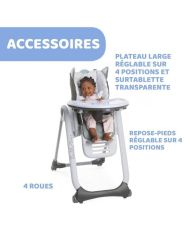 CHICCO Polly 2 Foxy Scalable High Chair - Weight 11 kg - Mixed