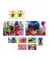 Miracoloso set di attività prescolare 4 in 1 - Clementoni - 2 puzzle, 6 cubi e un memo