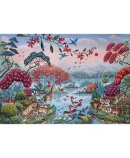 Puzzle - Clementoni - The Peaceful Jungle - 2000 pièces - Animaux - Multicolore