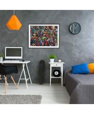 Puzzle Impossible 1000 pièces Marvel - Clementoni