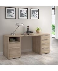 CALPE Sonoma oak desk - 160 cm
