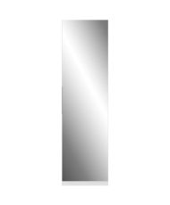 CALMA Zeitgenössischer Schuhschrank mattweiß – 50 cm