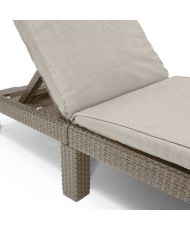 Keter Loungesessel mit Kissen Daytona Cappuccino 441308