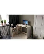 Scrivania angolare moderna in rovere Shannon - 112 cm - NAGANO