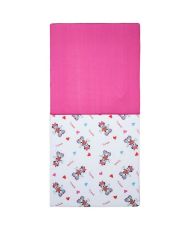 2-in-1-Kuschelmatte – Baumwolle/Polyester – 60 x 60 x 5 cm