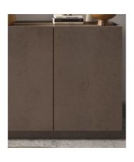 Buffet haut FIRENZE - Bronze et chêne Mercure - 3 portes/design