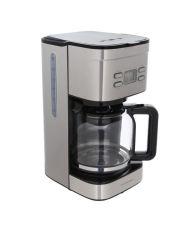 Programmable stainless steel filter coffee maker has a capacity of 1.5L