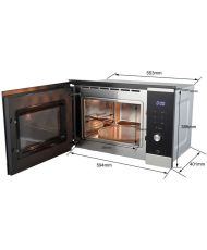 Micro ondes grill encastrable - 25 Litres - Grill 