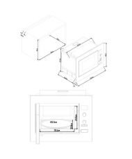 Micro ondes combiné encastrable 1000W