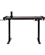 Scrivania elettrica da gaming CGM - Altezza regolabile - Supporto controller - 120x60x73-121 cm