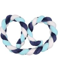 Tresse de décoration - Coussin - Velours - 200 cm - Bleu 