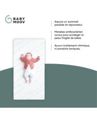 Antibacterial mattress, naturally eliminates bacteria, 70 x 140 cm