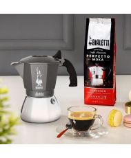 Cafetière Italienne BIALETTI - BRIKKA - Induction 4 tasses