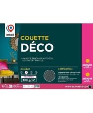  Bettdecke für gemäßigte Temperaturen – 240 x 260 cm – 100 % Polyester