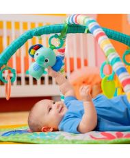 Wild Wiggles play and activity mat, green, toys included and detachable, from birth