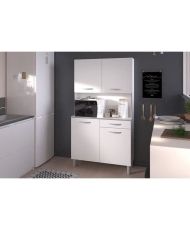 Küchen-Sideboard – Weiß – 4 Türen – 101 cm