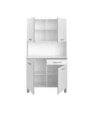 Küchen-Sideboard – Weiß – 4 Türen – 101 cm