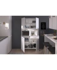 Küchen-Sideboard – Weiß – 4 Türen – 101 cm