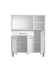 Buffet combiné de cuisine 101 cm Blanc - OSLO