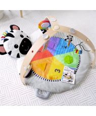 Spielmatte mit Holzstange, multisensorisches Spielzeug