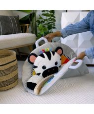 Tapis d'éveil avec barre en bois, jouets multisensoriels