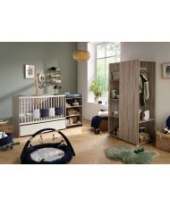  Lettino combinato - 120 x 60 cm - Trasformabile in 90 x 190 cm