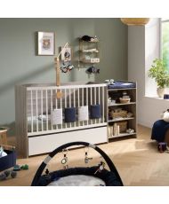  Lettino combinato - 120 x 60 cm - Trasformabile in 90 x 190 cm
