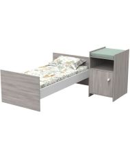Kombiniertes Babybett – 120 x 60 cm – umwandelbar auf 90 x 190 cm