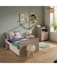 Combined baby bed - 120 x 60 cm - Convertible to 90 x 190 cm