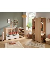  Lettino combinato - 120 x 60 cm - Trasformabile in 90 x 190 cm