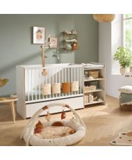  Cuna combinada - 120 x 60 cm - Convertible a 90 x 190 cm