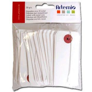  Etiquettes blanches 