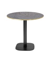Table ronde Ø 70 cm - modèle Round cladeira chants laiton