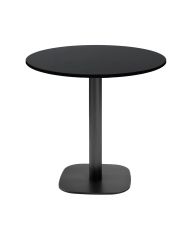 Table ronde Ø 70 cm - modèle Round noir