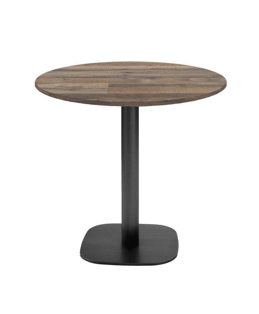 Table ronde Ø 70 cm - modèle Round vieux plancher Table ronde Ø 70 cm - modèle Round vieux plancher