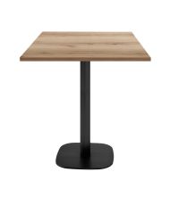 Tisch 70 x 70 cm – Rundes Snack-Modell in Delano-Eiche