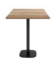 High table 70 x 70 cm - Round delano oak model