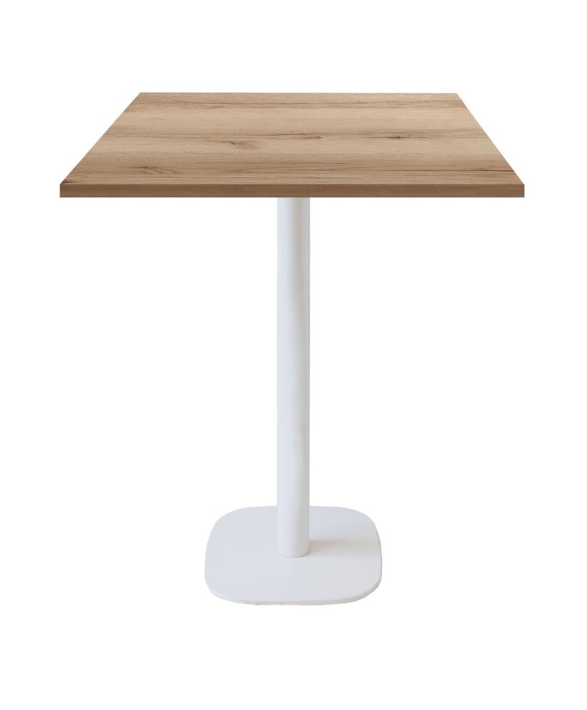 Mange-debout 70 x 70 cm - modèle Round banc chêne delano Mange-debout 70 x 70 cm - modèle Round banc chêne delano